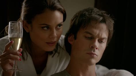 sybil and damon|damon vampire diaries relationship.